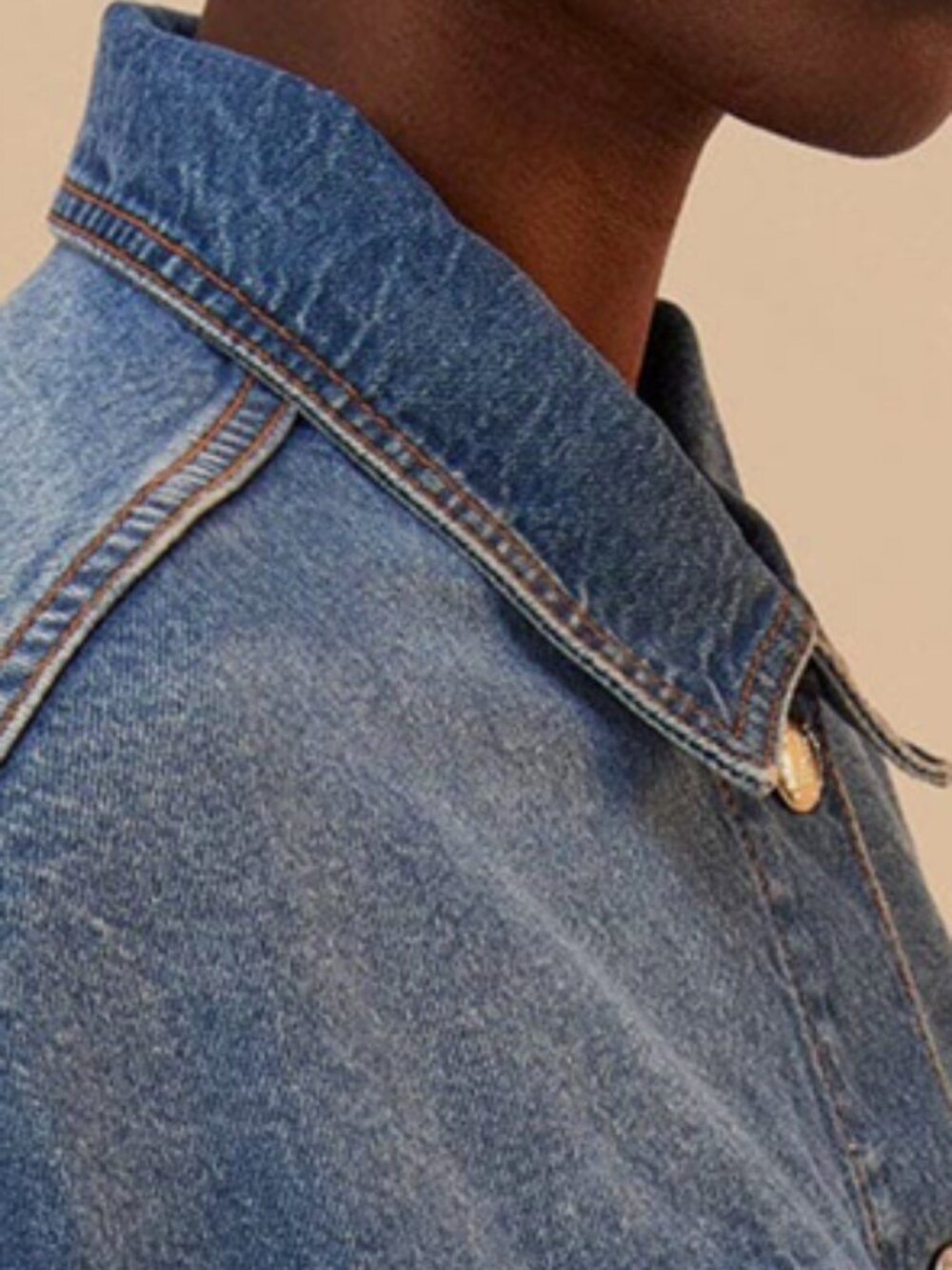 NWT Farm Rio Denim Buttoned Jacket - Picture 5 of 15